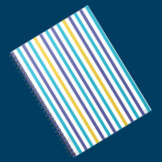 Carnet Motif Coloré À L'École