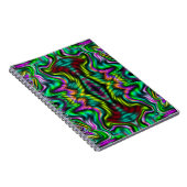 Carnet Motif coloré abstrait. (Côté Droit)