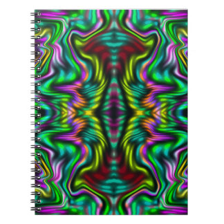 Carnet Motif coloré abstrait.