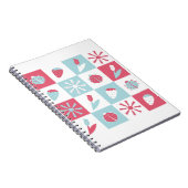 Carnet motif coloré amusant (Côté Droit)