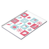 Carnet motif coloré amusant (Côté gauche)