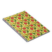 Carnet Motif coloré aux fruits tropicaux sans soudure (Côté Droit)