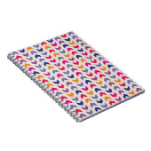 Carnet motif coloré Aztec Chevron (Côté Droit)