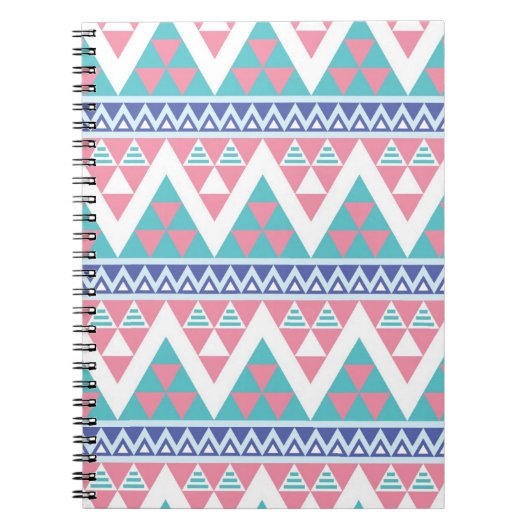 Carnet Motif coloré aztèque tribal (Devant)