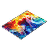 Carnet Motif coloré clair (Côté gauche)