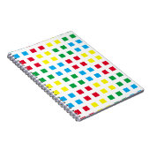 Carnet Motif coloré de géométrie (Côté Droit)