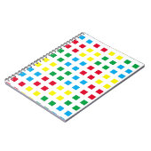 Carnet Motif coloré de géométrie (Côté gauche)