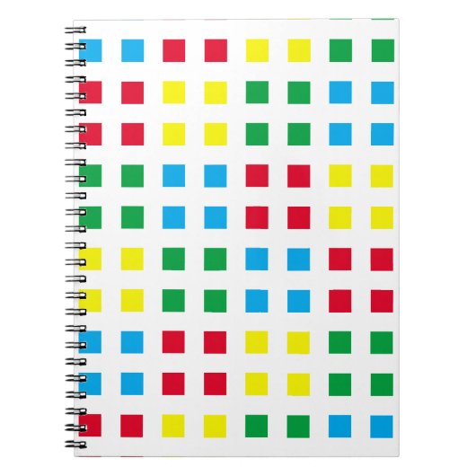 Carnet Motif coloré de géométrie (Devant)