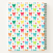 Carnet Motif coloré des dents (Dos)