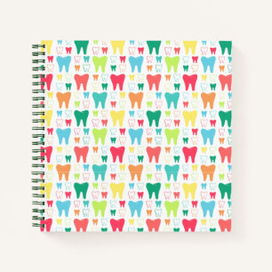 Carnet Motif coloré des dents
