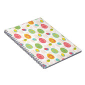 Carnet Motif coloré d'oeufs de pâques (Côté Droit)