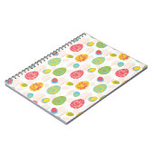 Carnet Motif coloré d'oeufs de pâques (Côté gauche)