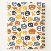 Carnet Motif coloré Jack-O'-Lantern (Dos)