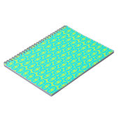 Carnet motif coloré moderne (Côté gauche)