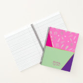 Carnet Motif Coloré Moderne Tendance (Intérieur)