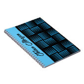 Carnet Motif coloré personnalisé (Côté Droit)