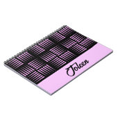 Carnet Motif coloré personnalisé (Côté gauche)