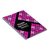 Carnet Motif coloré personnalisé (Côté Droit)