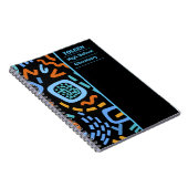 Carnet Motif coloré personnalisé (Côté Droit)