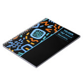 Carnet Motif coloré personnalisé (Côté gauche)