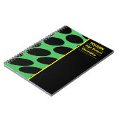 Carnet Motif coloré personnalisé (Côté gauche)