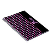 Carnet Motif coloré personnalisé (Côté Droit)