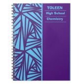 Carnet Motif coloré personnalisé (Devant)