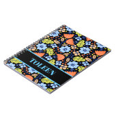 Carnet Motif coloré personnalisé (Côté gauche)