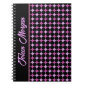 Carnet Motif coloré personnalisé (Devant)