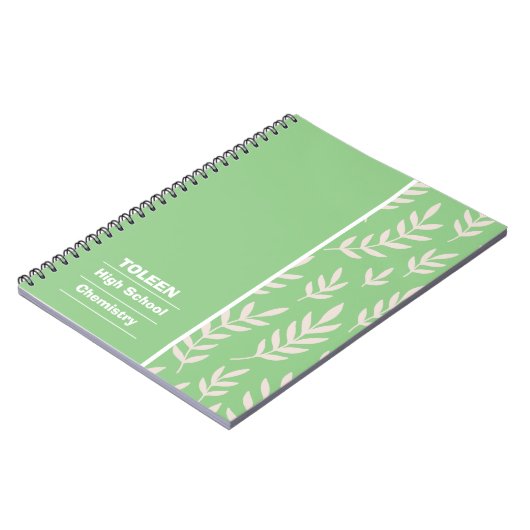 Carnet Motif coloré personnalisé (Côté gauche)