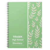 Carnet Motif coloré personnalisé (Devant)