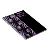 Carnet Motif coloré personnalisé (Côté Droit)