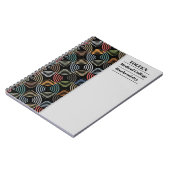 Carnet Motif coloré personnalisé (Côté gauche)