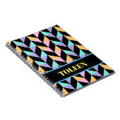 Carnet Motif coloré personnalisé (Côté Droit)