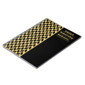 Carnet Motif coloré personnalisé (Côté gauche)