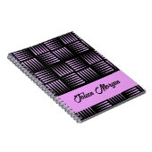 Carnet Motif coloré personnalisé (Côté Droit)