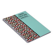 Carnet Motif coloré personnalisé (Côté Droit)