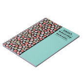 Carnet Motif coloré personnalisé (Côté gauche)