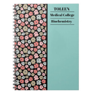 Carnet Motif coloré personnalisé
