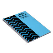 Carnet Motif coloré personnalisé (Côté Droit)