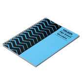 Carnet Motif coloré personnalisé (Côté gauche)