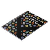 Carnet Motif coloré personnalisé (Côté gauche)