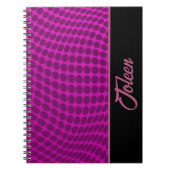 Carnet Motif coloré personnalisé (Devant)