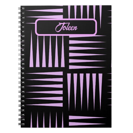 Carnet Motif coloré personnalisé (Devant)