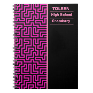 Carnet Motif coloré personnalisé