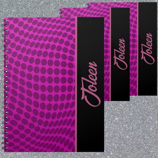 Carnet Motif coloré personnalisé