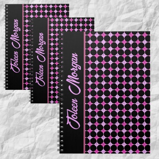 Carnet Motif coloré personnalisé