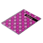 Carnet Motif coloré personnalisé (Côté gauche)