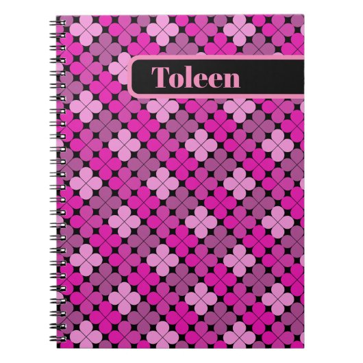 Carnet Motif coloré personnalisé (Devant)