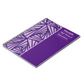 Carnet Motif coloré personnalisé (Côté gauche)